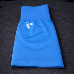 High-Waist Shorts – Ocean Blue