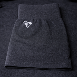 High-Waist Shorts – Charcoal Grey